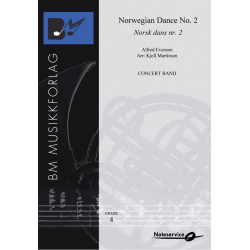         Norwegian Dance No. 2 / Norsk Dans nr. 2 - Alfred Evensen / Arr. Kjell Martinsen
    