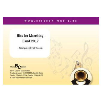 Hits for Marching Band 2017