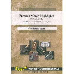         Famous March Highlights, Condensed Score - Diverse / Arr. Werner Taler
    