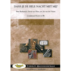        Dans Je De Hele Nacht Met Mij? - Burt Bacharach / Arr. Jos van der Veken
    