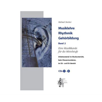 Musiklehre Rhythmik Gehörbildung Band 2 CDs 1-5
