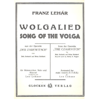 Wolgalied B-Dur - Klavierauszug