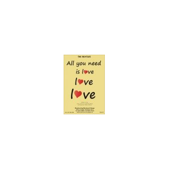 All you need is love - The Beatles