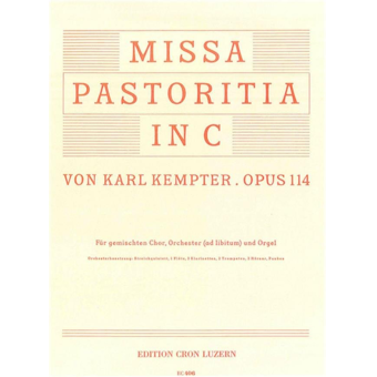 Missa Pastoritia in C-Dur, Op. 114 (Orgelfassung)