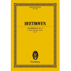         5. Symphonie c-moll - Studienpartitur - Ludwig van Beethoven
    