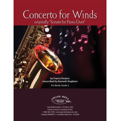         Concerto for Winds - Francis Poulenc / Arr. Kenneth Singleton
    