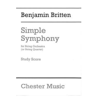 Simple Symphony For String Orchestra op. 4 - Study Score
