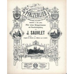         Pfälzerlied op. 14 - Jean Baptiste Sauvlet
    