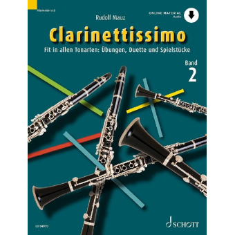 Clarinettissimo - Band 2 - Ausgabe mit Online-Audiodatei