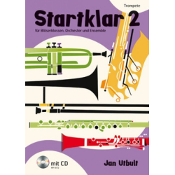         Startklar 2 für Bläserklassen, Orchester und Ensemble - Partitur + CD - Jan Utbult
    