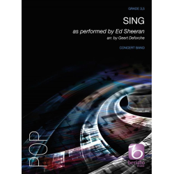         Singas performed by Ed Sheeran - Ed Sheeran / Arr. Geert Deforche
    