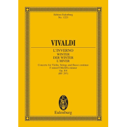         Die vier Jahreszeiten - "Der Winter" f-Moll - Studienpartitur - Antonio Vivaldi
    