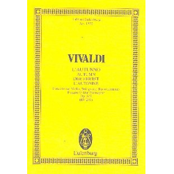         Die vier Jahreszeiten - "Der Herbst" F-Dur - Studienpartitur - Antonio Vivaldi
    