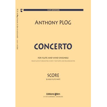 Concerto for flute and wind ensemble (Parts)