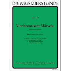         Vier historische Märsche - Hans Ahrens
    