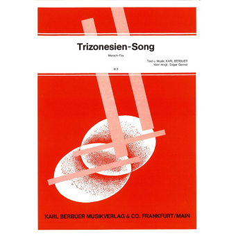 Trizonesien Song - Einzelausgabe Klavier (PVG)