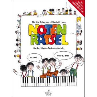 Notenrätsel - für den Klavier-Partnerunterricht