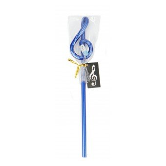 Bleistift Violinschlüssel (blau/blue)