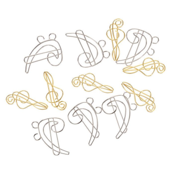 Büroklammer Violin- und Baßschlüssel / Paper Clips Violin Clef/Bass C
