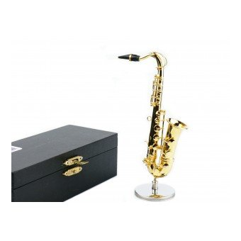 Miniatur Saxophon mit Standfuß / Miniatures Saxophone