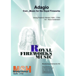         Adagio from "Music for the Royal Fireworks" - Georg Friedrich Händel (George Frederic Handel) / Arr. Klaus Butterstein
    