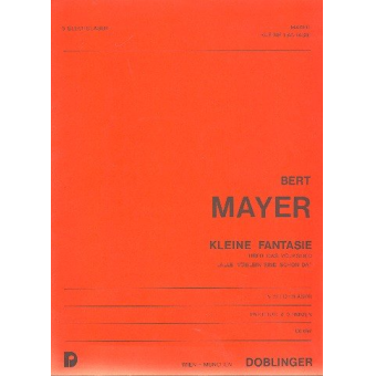 Kleine Fantasie über das Volkslied "Alle Vöglein sind schon da"