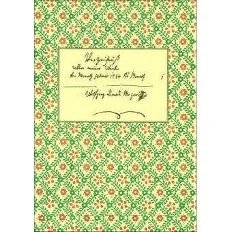 Verzeichnis aller meiner Werke (Mozart)