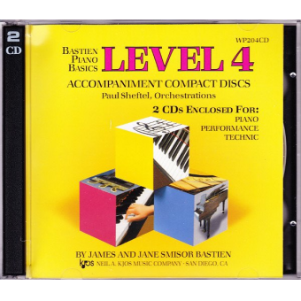 Bastien Piano Basics Begleit-Doppel CD Stufe/Level 4
