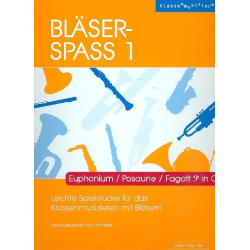         Bläser-Spass 1 - Euphonium / Posaune / Fagott in C - Urs Pfister
    