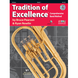         Tradition of Excellence Book 1 - Eb Horn - Bruce Pearson
    