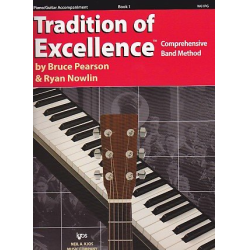         Tradition of Excellence Book 1 - Piano/Guitar Accompaniment - Bruce Pearson
    