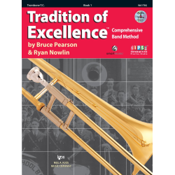         Tradition of Excellence Book 1 - Trombone TC (Violinschlüssel) - Bruce Pearson
    
