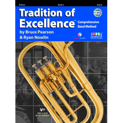         Tradition of Excellence Book 2 - Eb Horn - Bruce Pearson
    