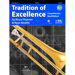         Tradition of Excellence Book 2 - Trombone T.C. - Bruce Pearson
    