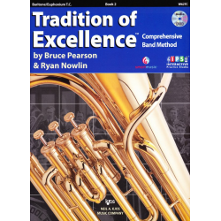         Tradition of Excellence Book 2 - Baritone/Euphonium T.C. - Bruce Pearson
    
