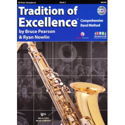         Tradition of Excellence Book 2 - Bb Tenor Saxophone - Bruce Pearson
    