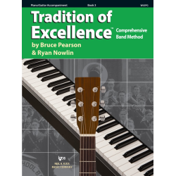         Tradition of Excellence Book 3 - Piano/Guitar Accompaniment - Bruce Pearson
    