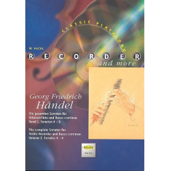         Die gesamten Sonaten - Band 2  Sonaten 4-6 - Georg Friedrich Händel (George Frederic Handel)
    
