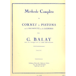         Méthode complète de cornet à pistons, Vol. 1 - Guillaume Balay
    