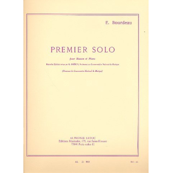 Premier Solo pour Basson et Piano