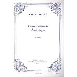         Dupre Cours D'Harmonie Analytique 2eme Annee - Marcel Dupré
    