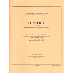         Concerto Op.109 in E flat major - Alexander Glasunow (Glazunov) / Arr. Jean-Marie Londeix
    