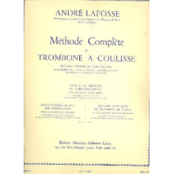         Méthode de Trombone, Volume 1 - Andre Lafosse
    