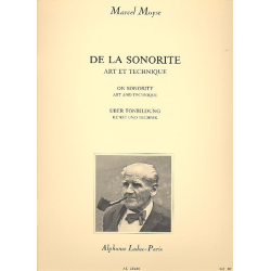         De la Sonorité - Art et Technique - Marcel Moyse
    
