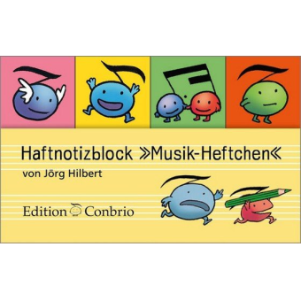 Haftnotizblock Musik-Heftchen