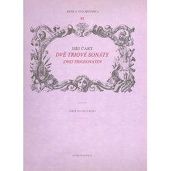         2 Triosonaten : für Flöte, Violine (2 Flöten) und Klavier - Jiri Cart
    