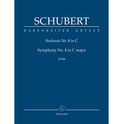         Sinfonie C-Dur Nr.8 D944 (Studienpartitur) - Franz Schubert / Arr. Werner Aderhold
    
