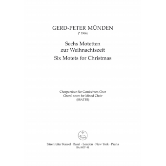 Six Motets for Christmas