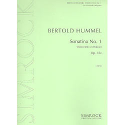         Sonatine Nr.1 op.35c (Violoncello und Klavier) - Bertold Hummel
    