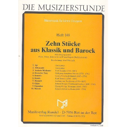         10 Stücke aus Klassik und Barock :
    